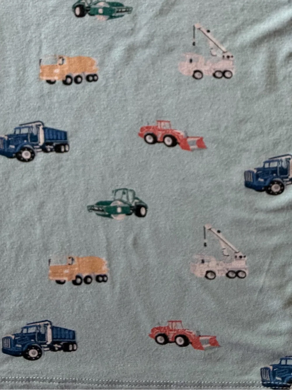 Kyte Baby Bamboo City Vehicles Truck Pajama Set Blue 2T